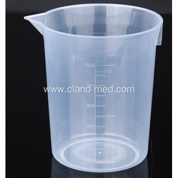 Transparent measuring cup